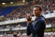 LONDON, ENGLAND - MAY 14: Dele Alli of Tottenham Hotspur shows appreciation to the fans during a lap on honor after the Premier League match between Tottenham Hotspur and Manchester United at White Hart Lane on May 14, 2017 in London, England. Tottenham Hotspur are playing their last ever home match at White Hart Lane after their 112 year stay at the stadium. Spurs will play at Wembley Stadium next season with a move to a newly built stadium for the 2018-19 campaign. (Photo by Laurence Griffiths/Getty Images)
