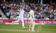 NOTTINGHAM, ENGLAND - JULY 15: dSouth Africa bowler Chris Morris celebrates after dismissing Mark Wood uring day two of the 2nd Investec Test match between England and South Africa at Trent Bridge on July 15, 2017 in Nottingham, England. (Photo by Stu Forster/Getty Images)