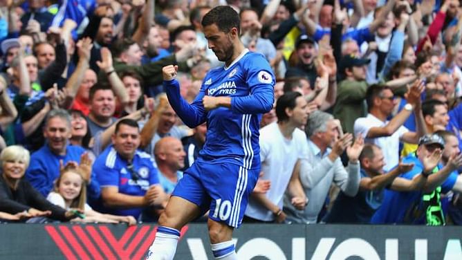 Conte laughs off Hazard to Barcelona talk