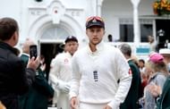 NOTTINGHAM, ENGLAND - JULY 14: England captain Joe Root leads out his team ahead of day one of the 2nd Investec Test match between England and South Africa at Trent Bridge on July 14, 2017 in Nottingham, England. (Photo by Gareth Copley/Getty Images)
