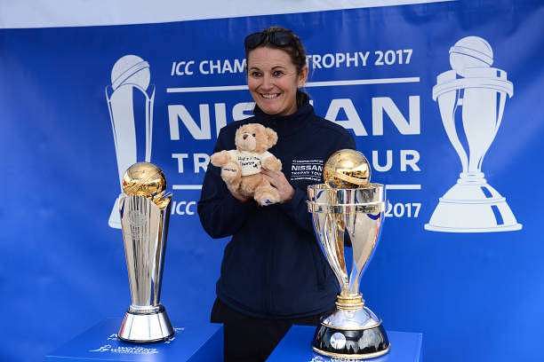 TAUNTON, UNITED KINGDOM - MAY 02: Former England Captain and now ICC Women&#039;s World Cup Ambassador Charlotte Edwards poses ahead of the Royal London One-Day Cup match between Somerset and Kent at The Cooper Associates County Ground on May 2, 2017 in Taunton, England. (Photo by Harry Trump/Getty Images)