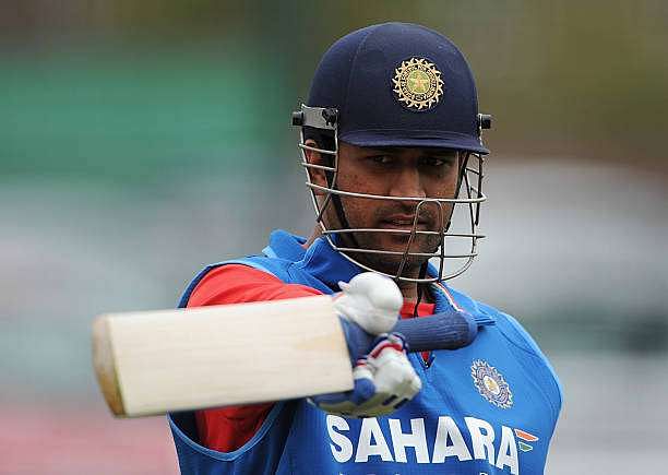 MS Dhoni will have to swap his heavy bats for lighter ones