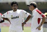 John Wright Anil Kumble
