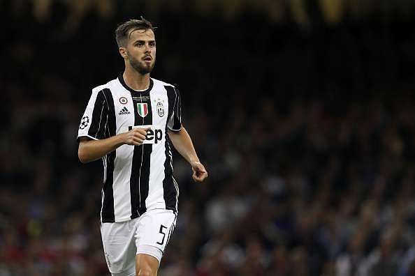 Juventus midfielder Miralem Pjanic