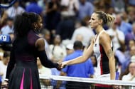 NEW YORK, NY - SEPTEMBER 08: Karolina Pliskova (R) of the Czech Republic shakes hands with Serena Williams (L) of the United States after their Women's Singles Semifinal Match on Day Eleven of the 2016 US Open at the USTA Billie Jean King National Tennis Center on September 8, 2016 in the Flushing neighborhood of the Queens borough of New York City. (Photo by Al Bello/Getty Images)