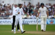 NOTTINGHAM, ENGLAND - JULY 15: Keshav Maharaj of South Africa celebrates dismissing Ben Stokes of England during day two of the 2nd Investec Test match between England and South Africa at Trent Bridge on July 15, 2017 in Nottingham, England. (Photo by Gareth Copley/Getty Images)