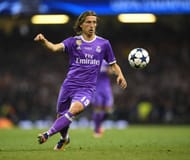 CARDIFF, WALES - JUNE 03: Luka Modric of Real Madrid in action during the UEFA Champions League Final between Juventus and Real Madrid at National Stadium of Wales on June 3, 2017 in Cardiff, Wales. (Photo by Laurence Griffiths/Getty Images)