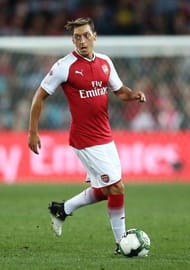 SYDNEY, AUSTRALIA - JULY 15: Mesut Ozil of Arsenal in action during the match between the Western Sydney Wanderers and Arsenal FC at ANZ Stadium on July 15, 2017 in Sydney, Australia. (Photo by Mark Metcalfe/Getty Images)