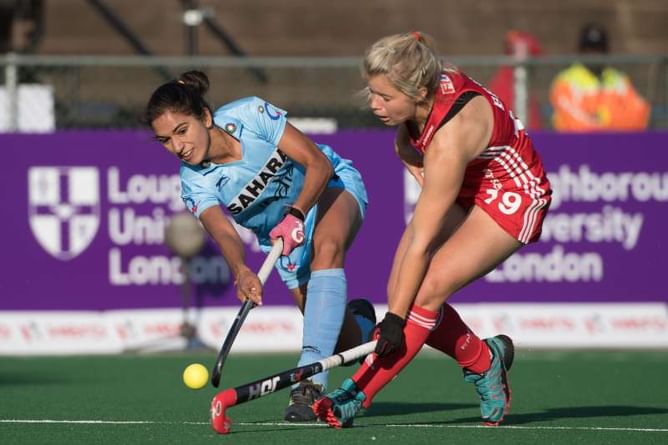 Indian Women's Hockey team go down 1-4 to England