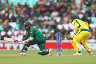 LONDON, ENGLAND - JUNE 05: Mushfiqur Rahim of Bangladesh in action during the ICC Champions trophy cricket match between Australia and Bangladesh at The Oval in London on June 5, 2017 (Photo by Clive Rose/Getty Images)