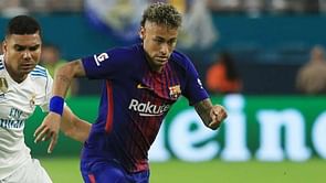 Neymar joins Team Mayweather and meets Tiger Woods &amp; Draymond Green