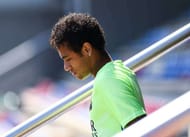 BARCELONA, SPAIN - MAY 26: Neymar Jr. of FC Barcelona looks on during a training session at FC Barcelona Sports Centre on May 26, 2017 in Barcelona, Spain. (Photo by David Ramos/Getty Images)