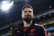SYDNEY, AUSTRALIA - JULY 13: Olivier Giroud of Arsenal looks on during the match between Sydney FC and Arsenal FC at ANZ Stadium on July 13, 2017 in Sydney, Australia. (Photo by Ryan Pierse/Getty Images)