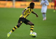 ALTACH, AUSTRIA - AUGUST 05: Ousmane Dembele of Dortmund in action during the friendly match between AFC Sunderland v Borussia Dortmund at Cashpoint Arena on August 5, 2016 in Altach, Austria. (Photo by Deniz Calagan/Getty Images)