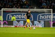 HAMBURG, GERMANY - NOVEMBER 20: Papastathopoulos Sokratis of Dortmund in action during the First Bundesliga match between Hamburger SV and Borussia Dortmund at Volksparkstadion on November 20, 2015 in Hamburg, Germany. (Photo by Oliver Hardt/Getty Images For MAN)