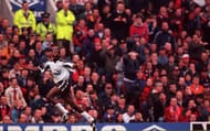 Paulo Wanchope Premier League debut against Manchester United for Derby County