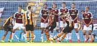 Robert Snodgrass free-kick goal