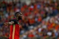 BRUSSELS, BELGIUM - JUNE 05: Romelu Lukaku of Belgium in action during the International Friendly match between Belgium and Czech Republic at Stade Roi Baudouis on June 5, 2017 in Brussels, Belgium. (Photo by Dean Mouhtaropoulos/Getty Images)