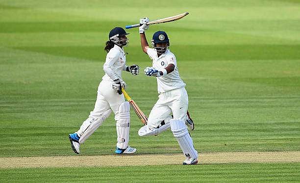 HIGH WYCOMBE, ENGLAND - AUGUST 13:  Shikha Pandey of India appeals during day one of Women&#039;s test match between England and India at Wormsley Cricket Ground on August 13, 2014 in High Wycombe, England.  (Photo by Ben Hoskins/Getty Images)