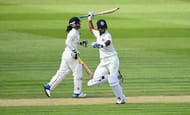 HIGH WYCOMBE, ENGLAND - AUGUST 13: Shikha Pandey of India appeals during day one of Women's test match between England and India at Wormsley Cricket Ground on August 13, 2014 in High Wycombe, England. (Photo by Ben Hoskins/Getty Images)