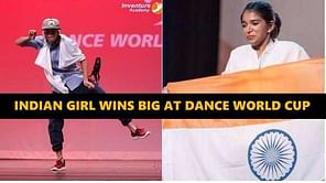 10th standard Indian girl wins three medals at Dance World Cup
