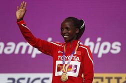 Bahrain's former Kenyan Chelimo wins women's marathon