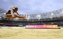 Athletics: Klishina leads qualifying for long jump final