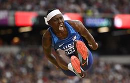 Reese wins fourth long jump world title
