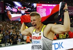 Athletics: German Vetter wins javelin, Roehler misses out on medals