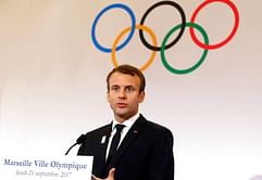 Macron praises IOC for keeping Paris, LA dreams alive