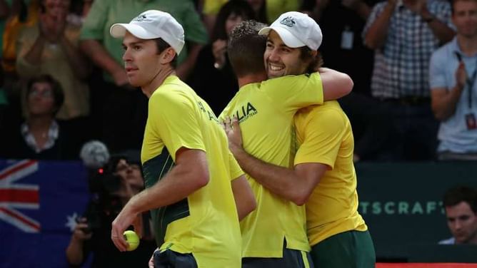 Australia and France one rubber away from Davis Cup final