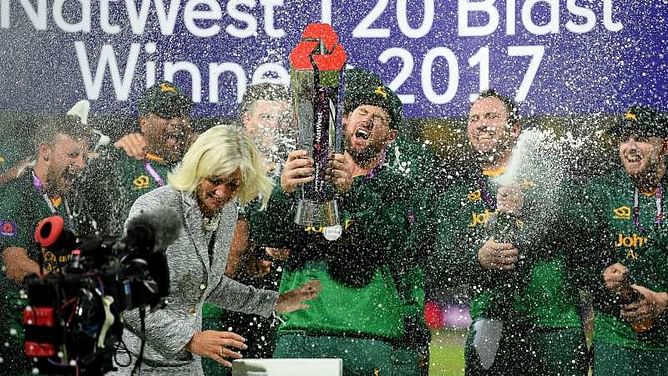 One in the eye for Christian as Notts captain takes trophy to the face