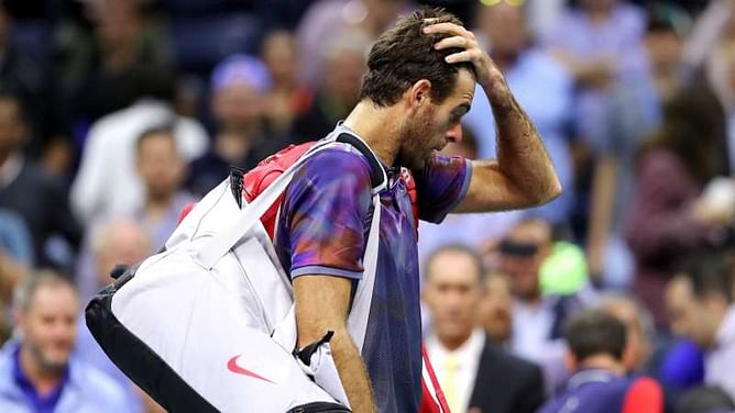 Del Potro angry after missed opportunity against Nadal