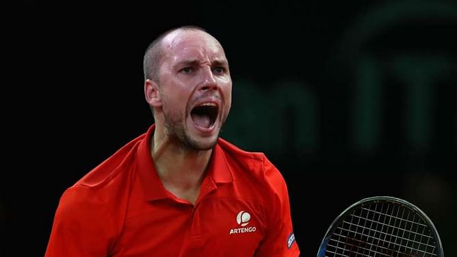 Victorious Darcis sets up Zverev clash in Shenzhen