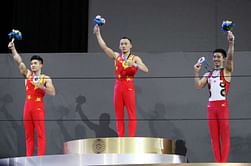 Xiao leads China one-two in men's all-around at worlds