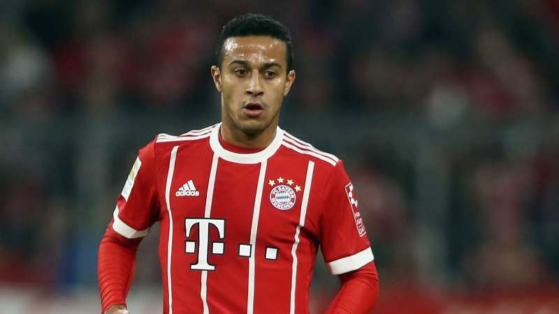 Thiago back in full Bayern Munich training