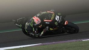 Zarco breaks track record to claim Qatar pole after Rossi crashes in practice