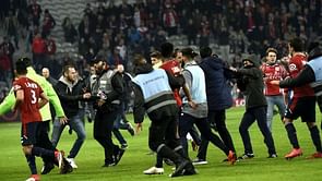 Lille players targeted by fan fury