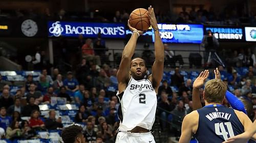 Kawhi Leonard San Antonio Spurs v Mavericks 13122017