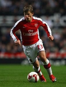 Andrey Arshavin did not do much in the match inspite of his stunning record against Liverpool