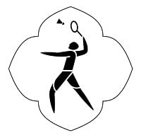 Logo for Badminton in CWG