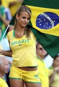 Brazil fans are all over the place and North East is no exception