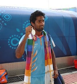 Shivendra Singh with CWG Medal