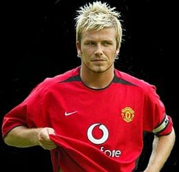 David Beckham featured in this match for Manchester United