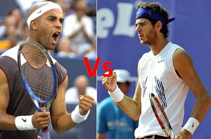 James blake Vs Del potro