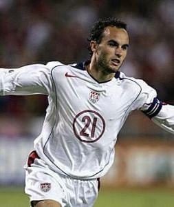Landon Donovan scored the first goal for USA