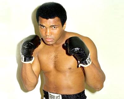 Muhammed Ali: Float like a butterfly, sting like a bee. 