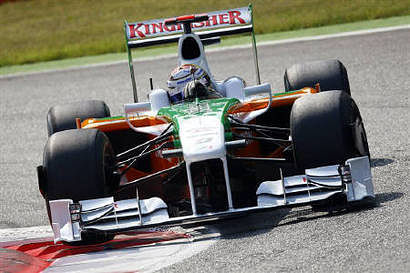 Sutil fastest at Monza
