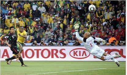 Top corner Goal from South Africa