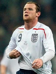 Wayne Rooney sent off!